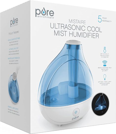 MistAire Ultrasonic Cool Mist Humidifier